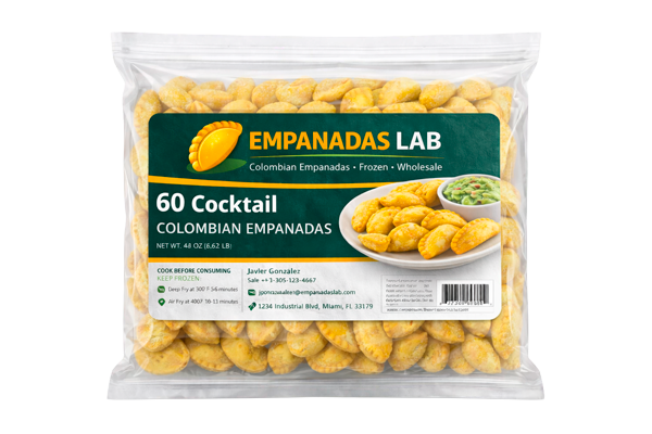 Empanada Coctel Congelada Transparent