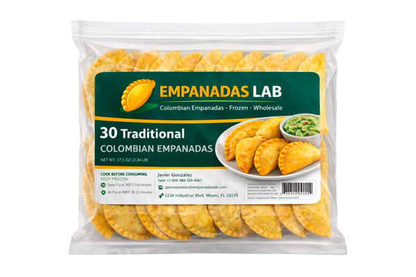 Empanada Tradicional Congelada Transparent